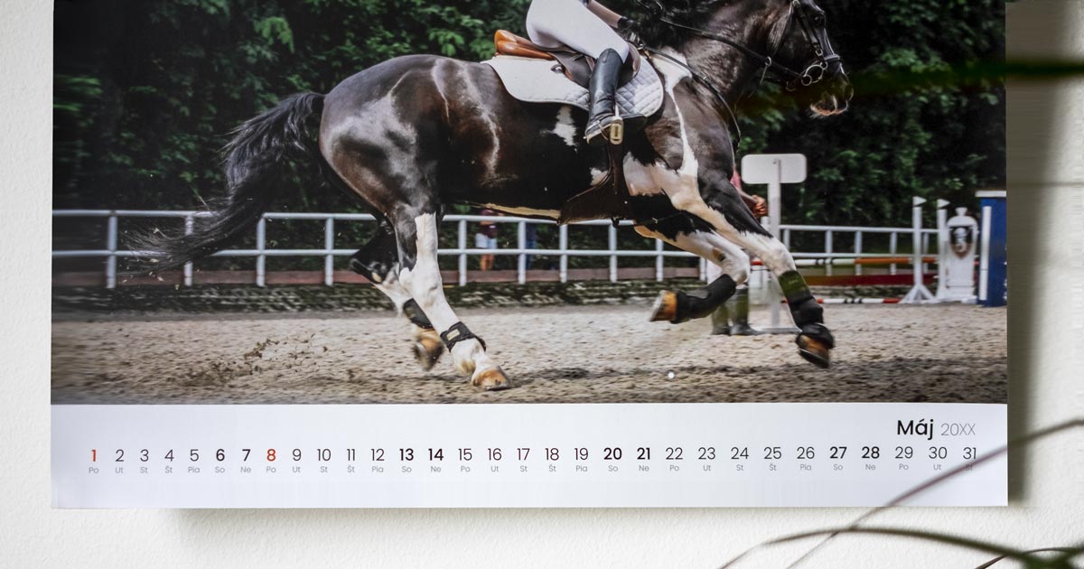 A3 fotokalendar na sirku