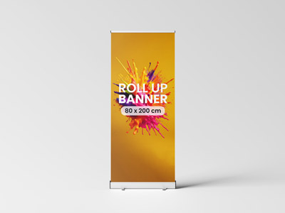 Roll up banner 80 cm